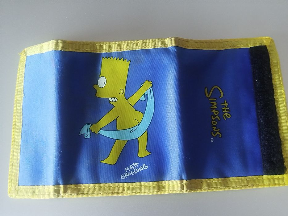Porta-moedas/carteira dos Simpsons antigo