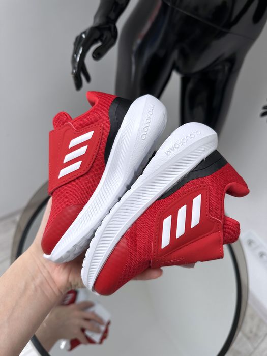 Детские кроссовки сеточка на липучках Adidas 21/23/24р