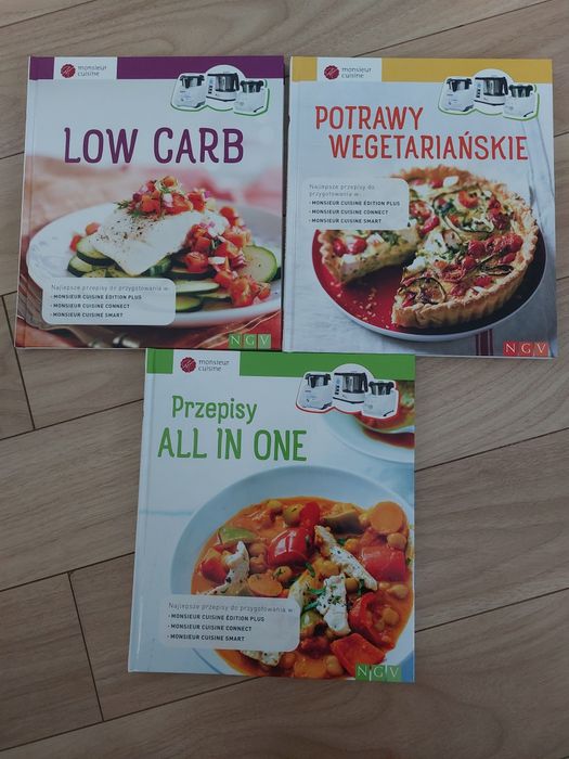 Zestaw 3 książek Monsieur Cuisine