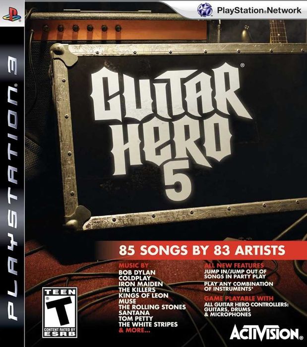 Guitar Hero 5 Sony Playstation 3 PS3 stan idealny