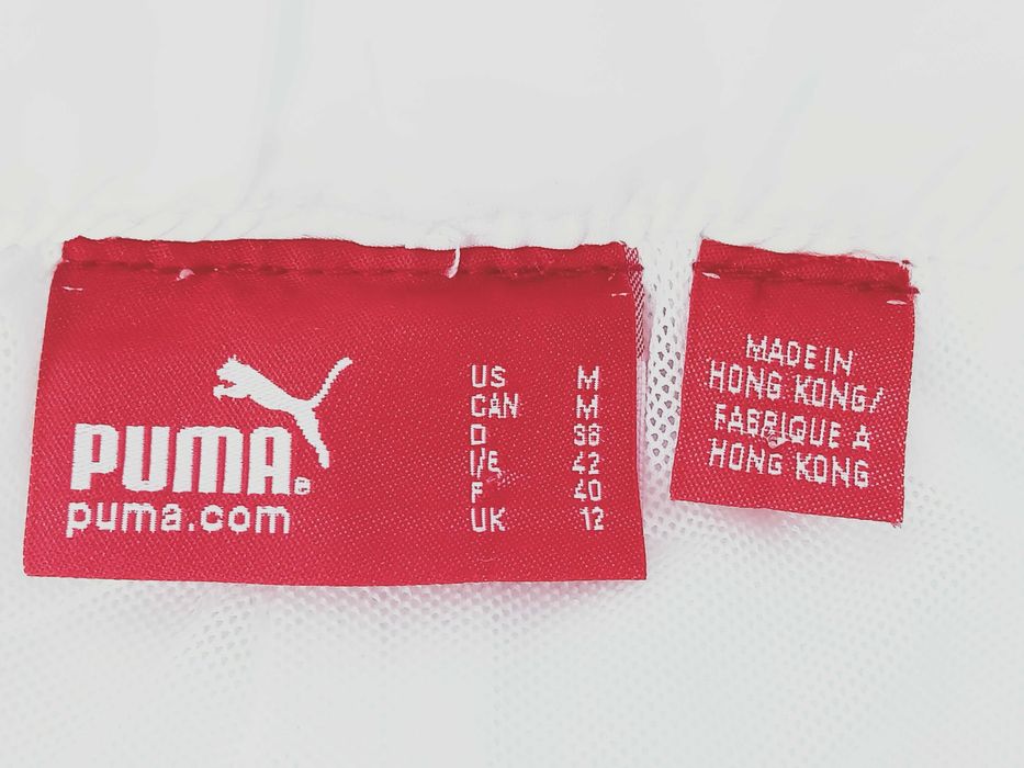 spodnie białe bojówki PUMA