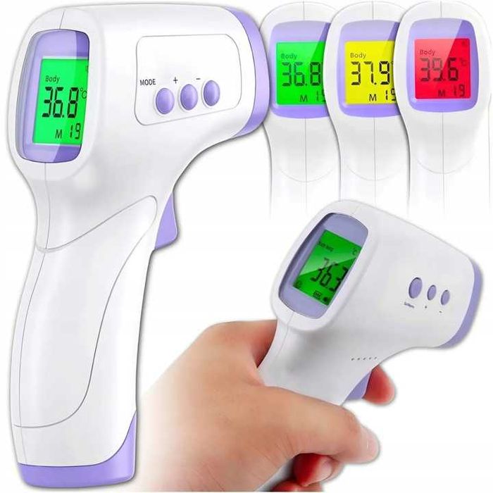 TERMOMETR BEZDOTYKOWY MEDYCZNY podczerwień LCD elektroniczny cyfrowy
