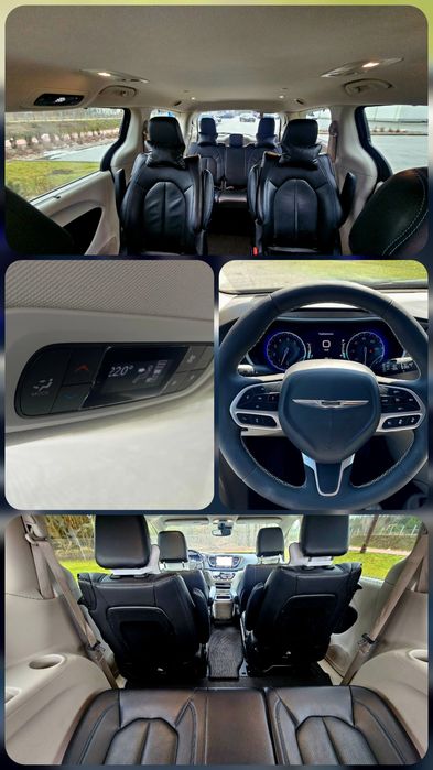 Wynajem bus van Chrysler Pacifica 7os. – wygoda, styl i przestrzeń