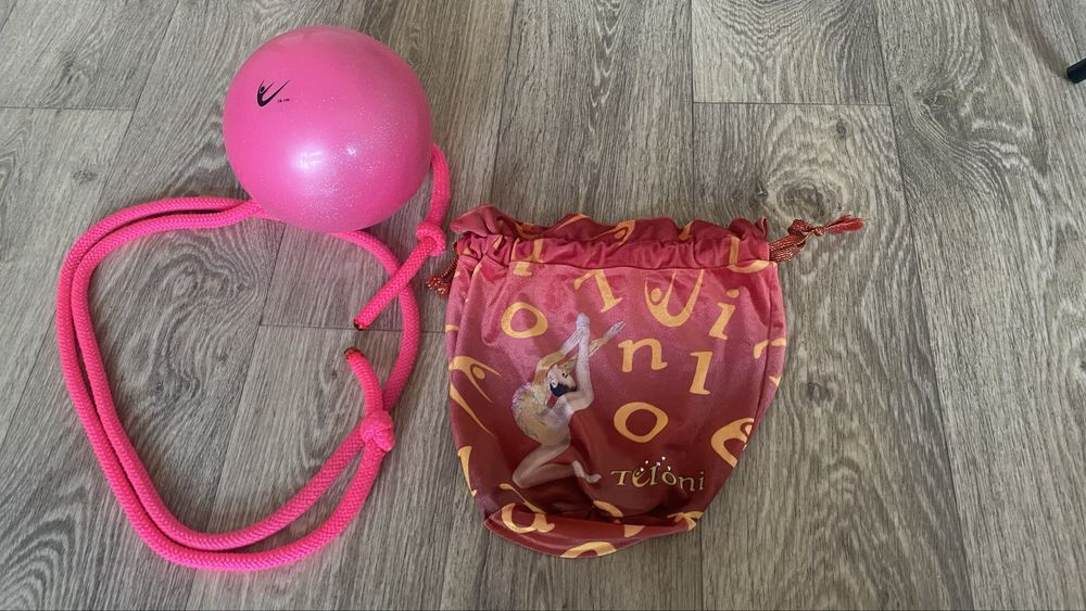 Гімнастичний мʼяч Tuloni Pink 16см