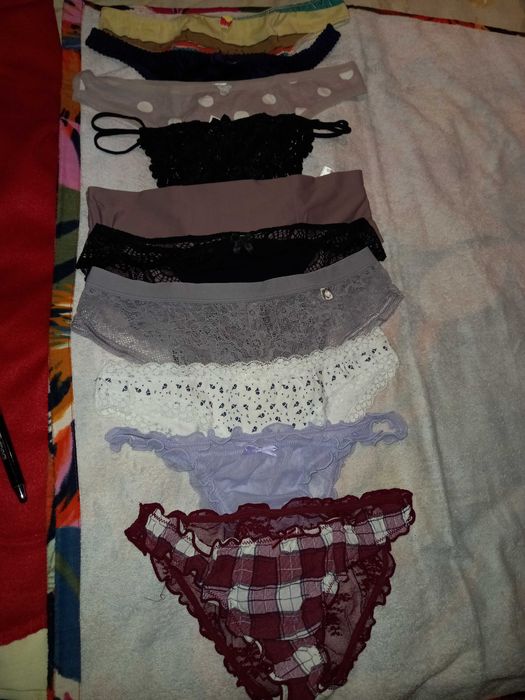 Lote de 10 cuecas XS/S - várias marcas.