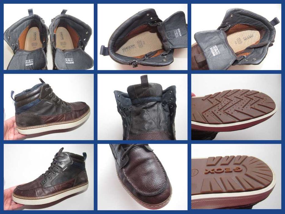 Ботинки мембранные, хайтопы Geox U Mattias B ABX Amphibiox р 46 (30см)