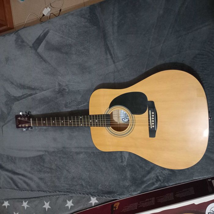 Pack Guitarra Acústica + Saco em Nylon Gemma Standard Nat - Sem Uso