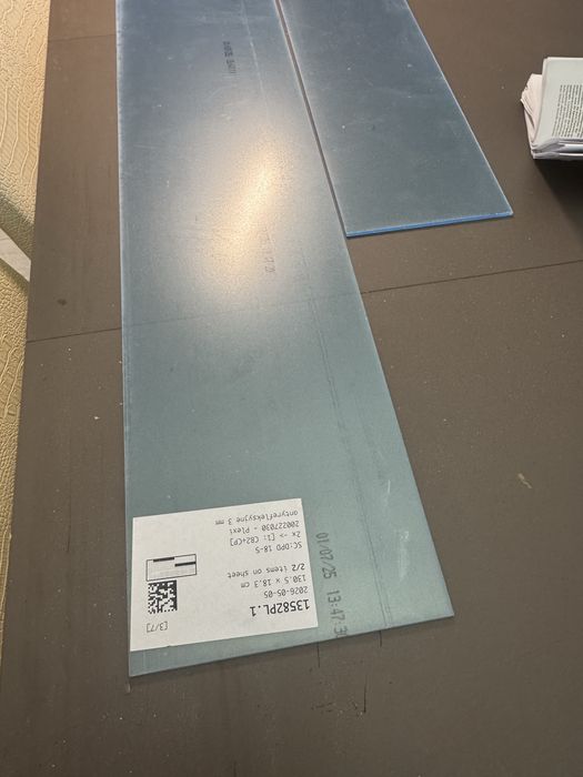Plexi antyrefleksyjna 3mm odcinki nowa