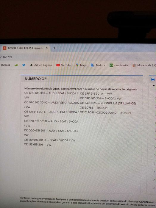 Travões de disco Bosch