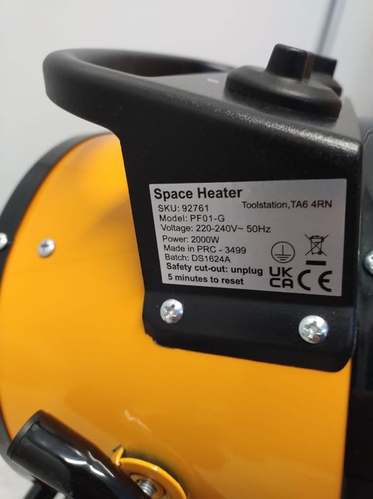 Nagrzewnica 2 kW z termostatem termowentylator