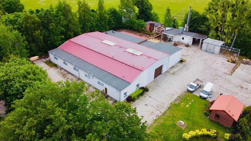 Sprzedam halę  magazynowo-produkcyjną z biurem