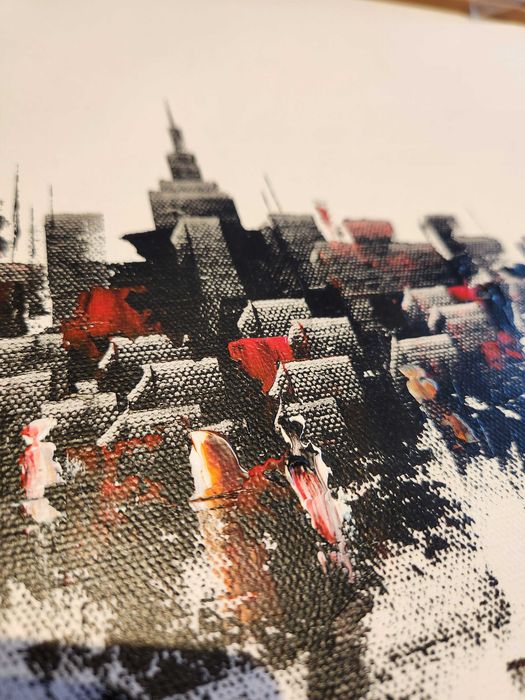 Pintura a óleo New-York