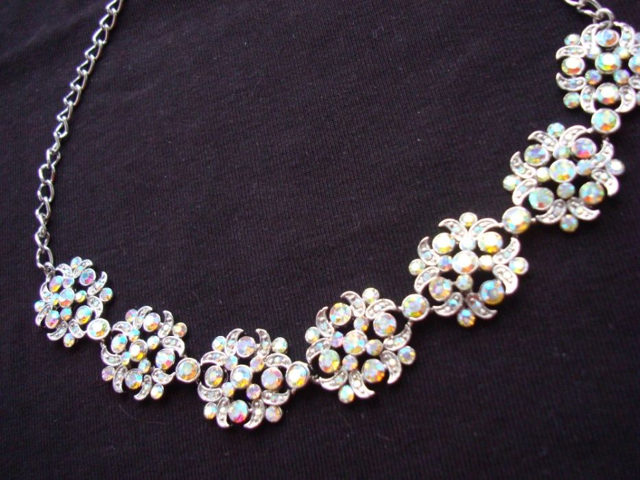 весіл кол'є нове Senso di Donna 49см кристали АБ