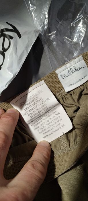 Термобілизна США,  Milliken Gen III Level 1 , Small-regular