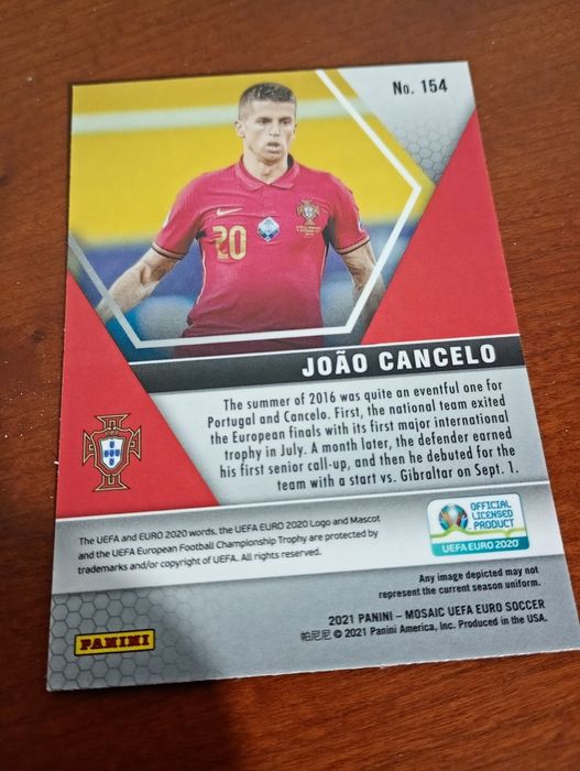 Portugal Panini Trincão Cancelo Podence Patricío Euro 2020
