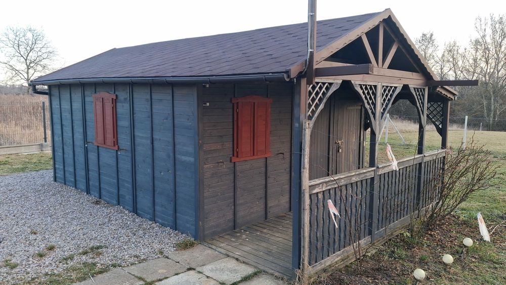 Domek drewniany letniskowy 6x4