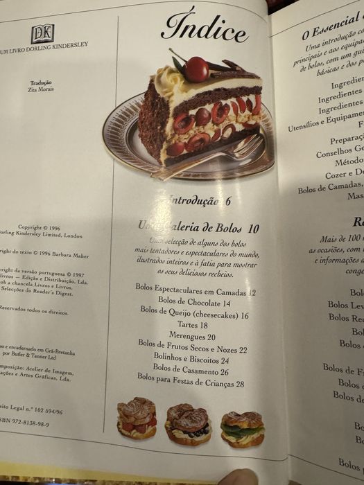 Livros ilustrados de pastelaria