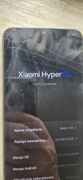 Wyświetlacz z ramką do Redmi 12c