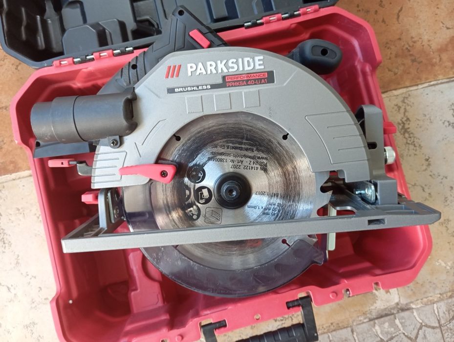 Serra circular performance Parkside a bateria 40V
