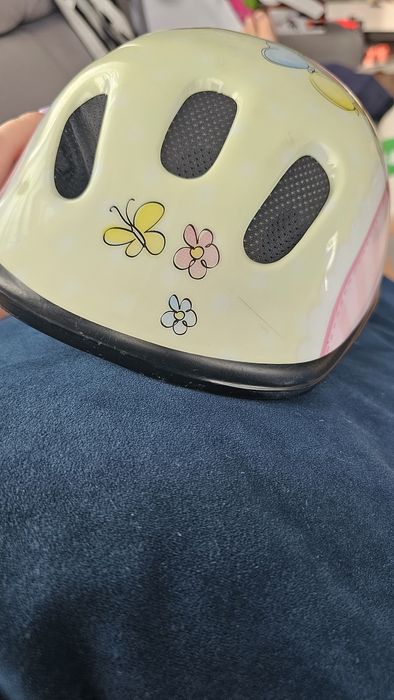 Kask dla dziewczynki 2-5 lat regulowany