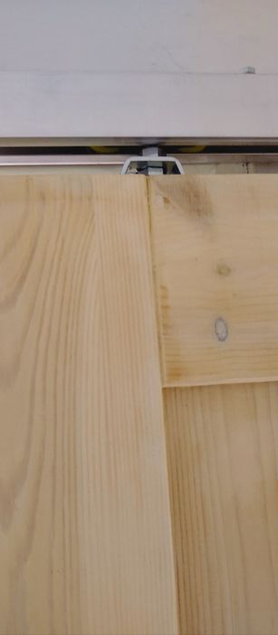 Drzwi sosnowe przesuwne skrzydło 730x2030 mm naturalny pobielony