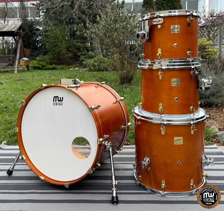 ‼️ Perkusja Cadeson Royal Custom 22", 12", 13", 16" Satin Amber ‼️