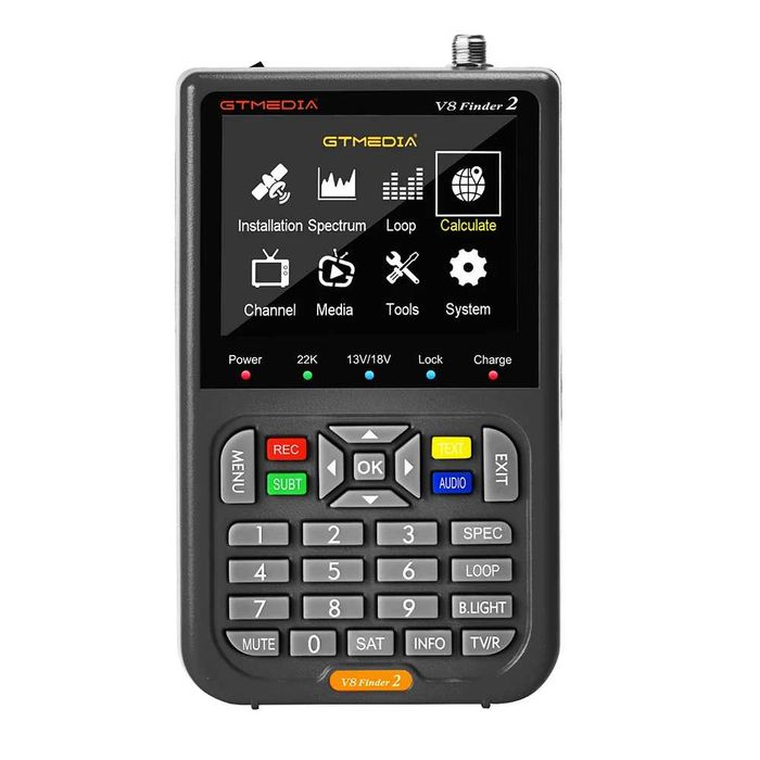 Прилад для налаштування супутникових антен GTMEDIA V8 Finder 2 (DVB-S2X) сатфайндер