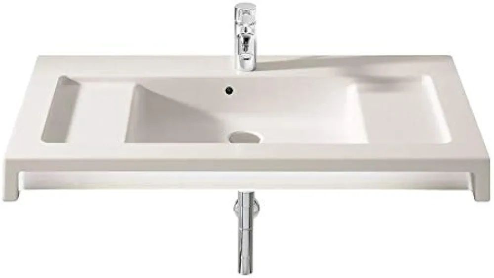 Umywalka Roca Stratum 90x50 cm jednokomorowa biała