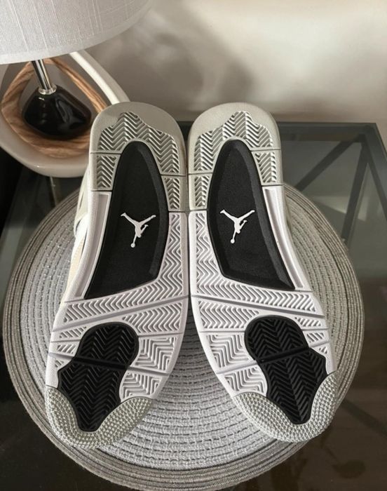Air jordan 4 retro biale meskie sneakers nowe oryginalne buty