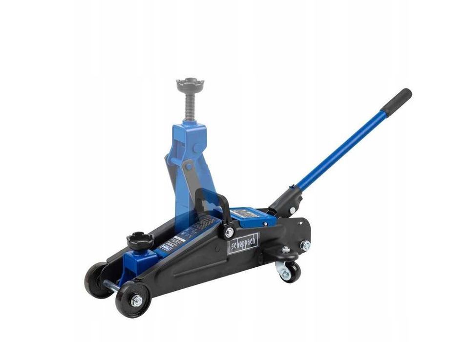 Домкрат подкатной гидравлический ŻABA жаба в кейсе 2 т