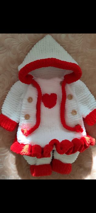 Плюшевий комбінезон, комплект для новонароджених,на виписку