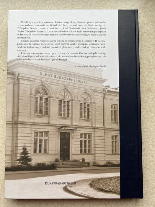 Senatorowie wojewodztwa krakowskiego w II Rzeszypospolitej