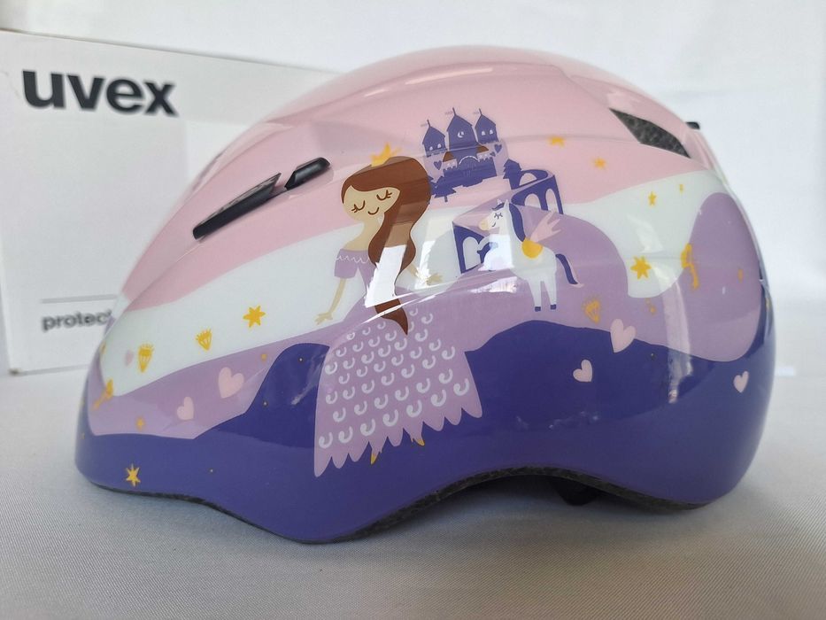 Kask rowerowy dziecięcy Uvex Kid 2 Princess XS/S 46-52cm