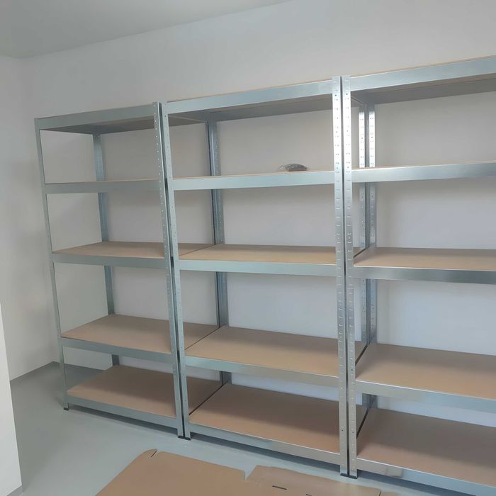 Металевий стелаж 180×90×40 і 150×70×30 чорний, оцинкований