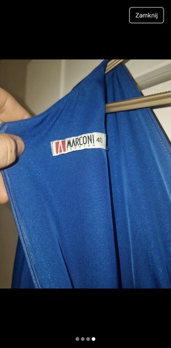 Sukienka z baskinką