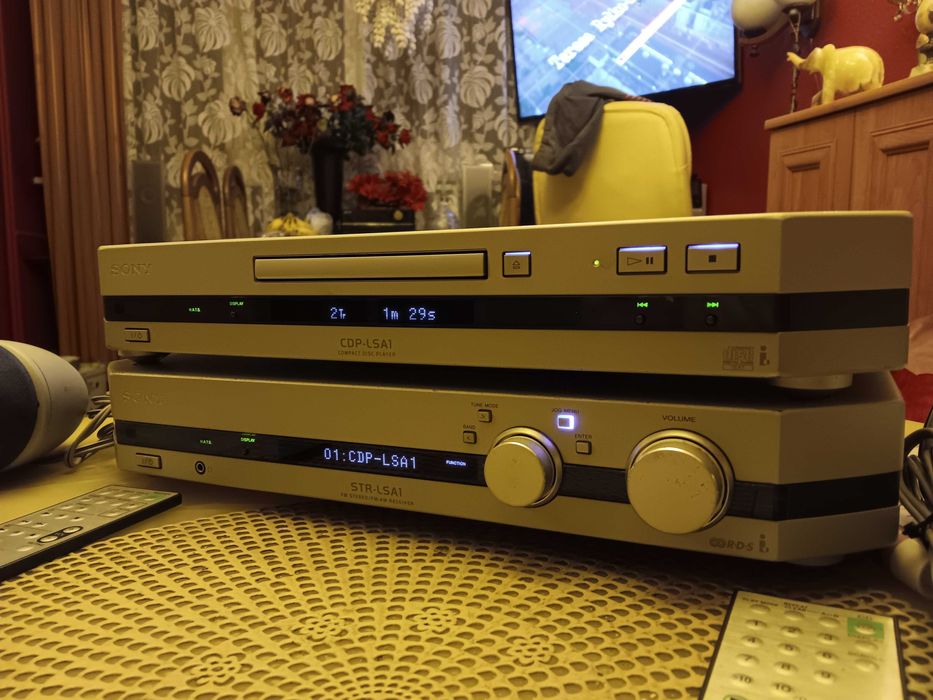 Sony str-lsa1 + cdp-lsa1 plus piloty oryg