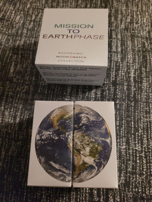 Omega Swatch/bioceramic mission to earthphase