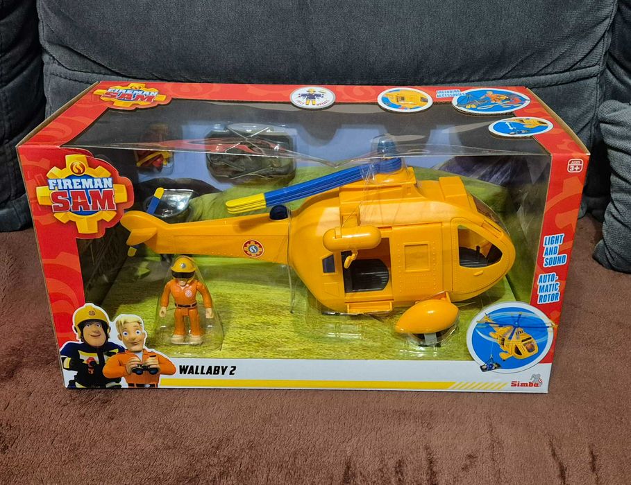 Simba Zabawka Dla Dziecka Strażak Sam Helikopter Wallaby Figurka