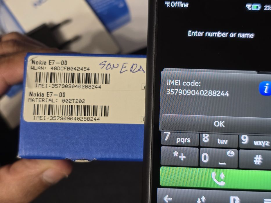 RzNokia E7 bez simlocka, custom delight, pelen komplet, zgodny imei