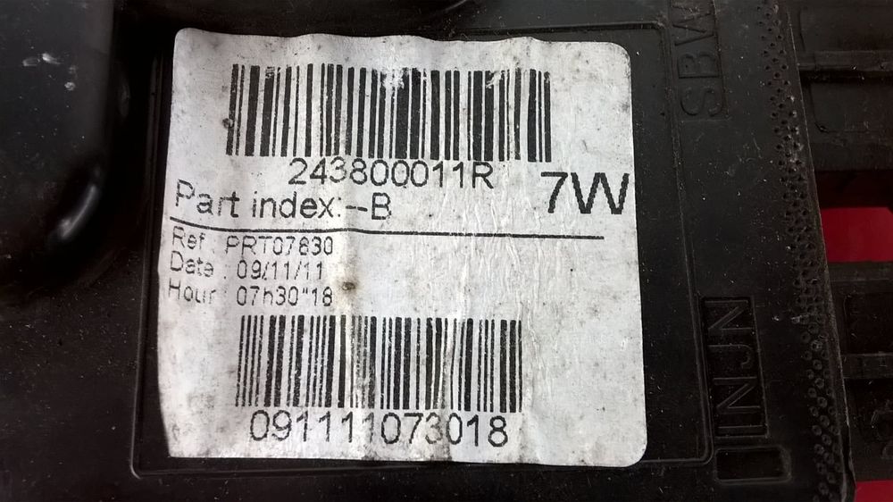 Caixa dos Fusíveis da Bateria 243800011R - RENAULT MEGANE III Grandtour