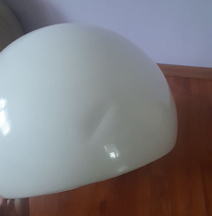 Lampa sufitowa, biała, średnica 30 cm