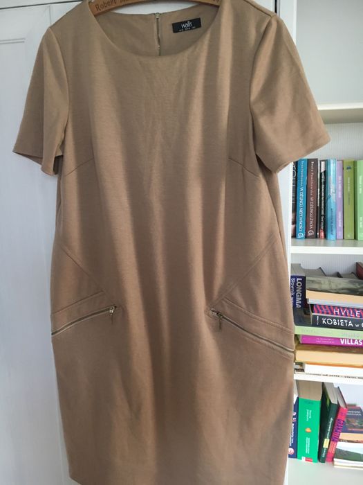 Sukienka  bezowa Wallis rozmiar L