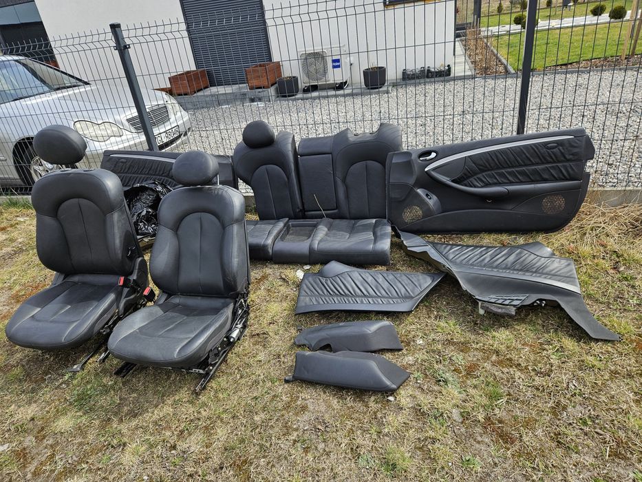 Fotele kanapa boczki mercedes clk w 209 przebieg 150 tys. Europa