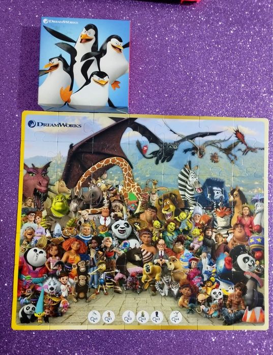 Quebra - cabeça do Madagascar - Happy Meal