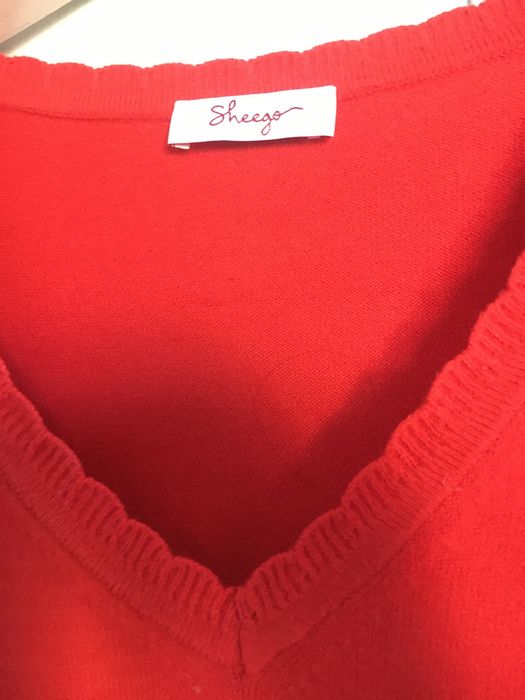 Sukienka czerwona Sheego rozmiar 46