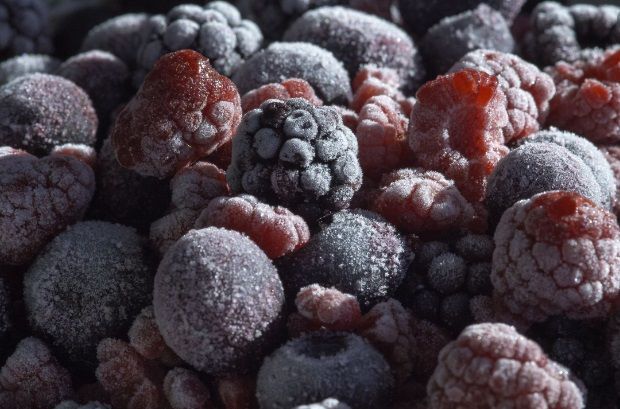 Заморозка полуниці, шокова заморозка ягоди зберігання Закарпаття