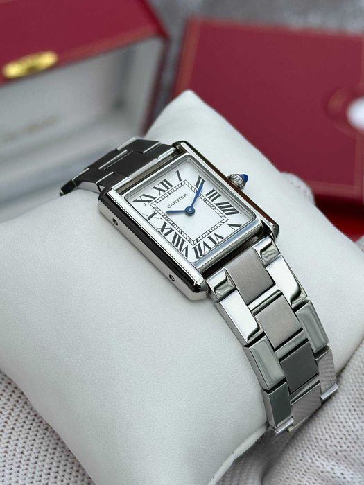 Швейцарские женские часы Cartier Tank Solo Lady (Картье). Топ качество