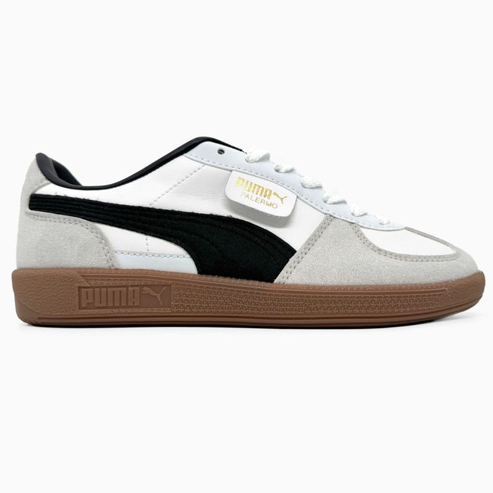 Мужские кроссовки Puma Palermo Leather White/Gray/Gum. 40-45