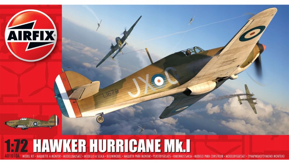 Airfix 01010A samolot Hawker Hurricane Mk.I 1:72