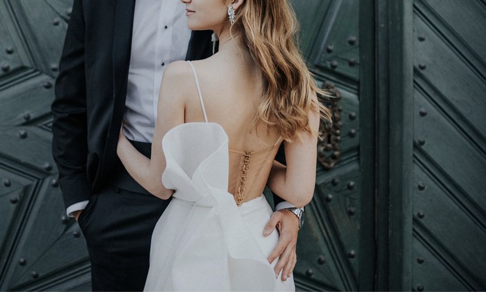 Suknia ślubna Viola Piekut gorset tren xxs/32